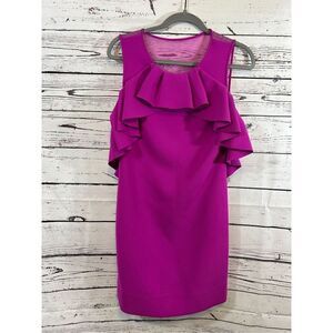 Diane Von Furstenburg Fuchsia Sleeveless Dress  Suze 4